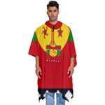 Flag Of The Mapuches Svg Men s Hooded Rain Ponchos