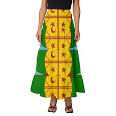Tiered Ruffle Maxi Skirt 