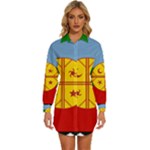 Flag Of The Mapuches Svg Womens Long Sleeve Shirt Dress