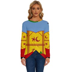 Long Sleeve Crew Neck Pullover Top 