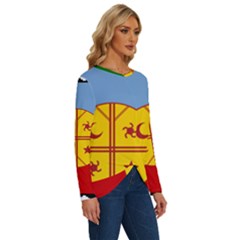 Long Sleeve Crew Neck Pullover Top 