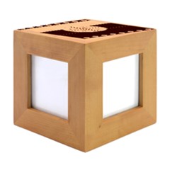 Wood Photo Frame Cube 