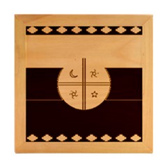 Wood Photo Frame Cube 