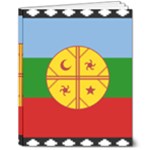Flag Of The Mapuches Svg 8  x 10  Softcover Notebook
