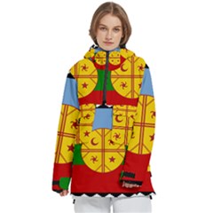 Women s Pullover Zip Ski and Snowboard Waterproof Breathable Jacket 