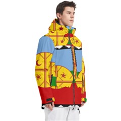 Men s Multi Pockets Zip Ski and Snowboard Waterproof Breathable Jacket 
