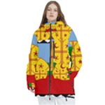 Flag Of The Mapuches Svg Women s Multi Pockets Zip Ski and Snowboard Waterproof Breathable Jacket