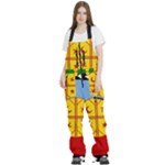 Flag Of The Mapuches Svg Women s Front Zip Ski And Snowboard Bib Pants