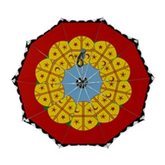 Flag Of The Mapuches Svg Automatic Folding Umbrella with Case (Large) from ArtsNow.com