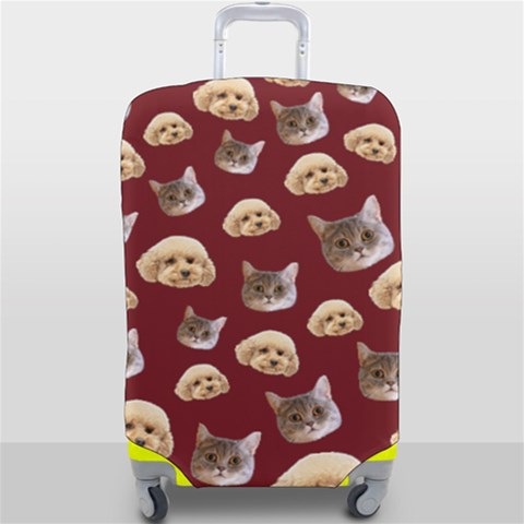 Personalized Pet Head Luggage Cover Luggage Cover (Large) from ArtsNow.com