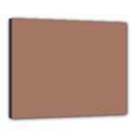 Mocha Mousse Hex Code #a47864 Canvas 20  x 16  (Stretched)
