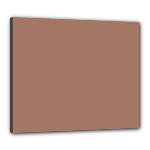 Mocha Mousse Hex Code #a47864 Canvas 24  x 20  (Stretched) from ArtsNow.com