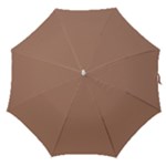 Mocha Mousse Hex Code #a47864 Straight Umbrellas