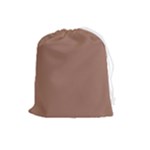 Mocha Mousse Hex Code #a47864 Drawstring Pouch (Large)
