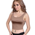 Mocha Mousse Hex Code #a47864 Crop Top