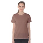 Mocha Mousse Hex Code #a47864 Women s Cotton T-Shirt