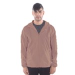 Mocha Mousse Hex Code #a47864 Men s Hooded Windbreaker