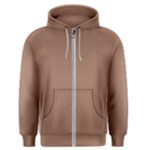 Mocha Mousse Hex Code #a47864 Men s Zipper Hoodie