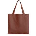 Mocha Mousse Hex Code #a47864 Zipper Grocery Tote Bag