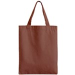 Mocha Mousse Hex Code #a47864 Zipper Classic Tote Bag
