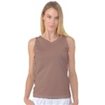 Mocha Mousse Hex Code #a47864 Women s Basketball Tank Top