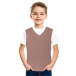 Mocha Mousse Hex Code #a47864 Kids  Basketball Tank Top