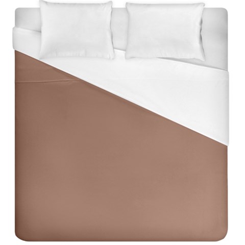 Mocha Mousse Hex Code #a47864 Duvet Cover (King Size) from ArtsNow.com