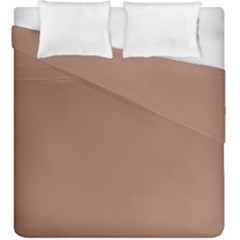 Mocha Mousse Hex Code #a47864 Duvet Cover Double Side (King Size) from ArtsNow.com