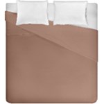 Mocha Mousse Hex Code #a47864 Duvet Cover Double Side (King Size)