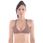 Mocha Mousse Hex Code #a47864 Plunge Bikini Top