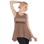 Mocha Mousse Hex Code #a47864 Side Drop Tank Tunic