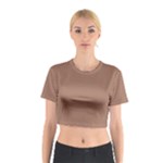 Mocha Mousse Hex Code #a47864 Cotton Crop Top