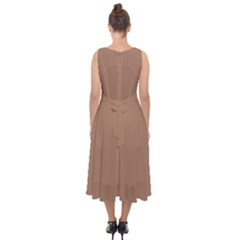 Midi Tie-Back Chiffon Dress 