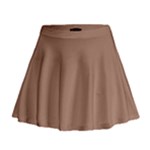 Mocha Mousse Hex Code #a47864 Mini Flare Skirt