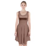 Mocha Mousse Hex Code #a47864 Racerback Midi Dress