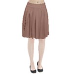 Mocha Mousse Hex Code #a47864 Pleated Skirt