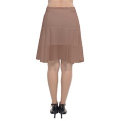 Chiffon Wrap Front Skirt 