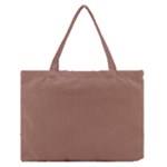 Mocha Mousse Hex Code #a47864 Zipper Medium Tote Bag