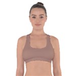 Mocha Mousse Hex Code #a47864 Cross Back Sports Bra