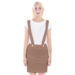 Mocha Mousse Hex Code #a47864 Braces Suspender Skirt