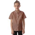 Mocha Mousse Hex Code #a47864 Kids  Short Sleeve Shirt
