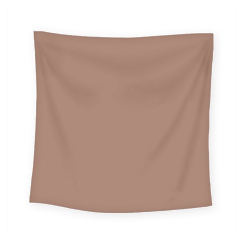 Mocha Mousse Hex Code #a47864 Square Tapestry (Small) from ArtsNow.com