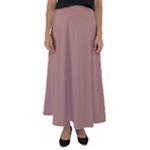 Mocha Mousse Hex Code #a47864 Flared Maxi Skirt