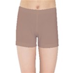 Mocha Mousse Hex Code #a47864 Kids  Sports Shorts