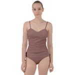 Mocha Mousse Hex Code #a47864 Sweetheart Tankini Set