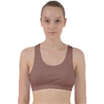 Mocha Mousse Hex Code #a47864 Back Weave Sports Bra