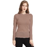Mocha Mousse Hex Code #a47864 Women s Long Sleeve Rash Guard