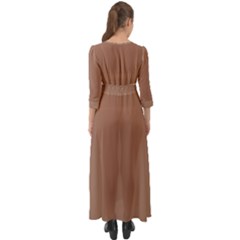 Button Up Boho Maxi Dress 