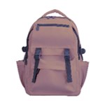 Mocha Mousse Hex Code #a47864 Carry-on Double Buckle Travel Backpack