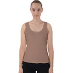 Mocha Mousse Hex Code #a47864 Velvet Tank Top